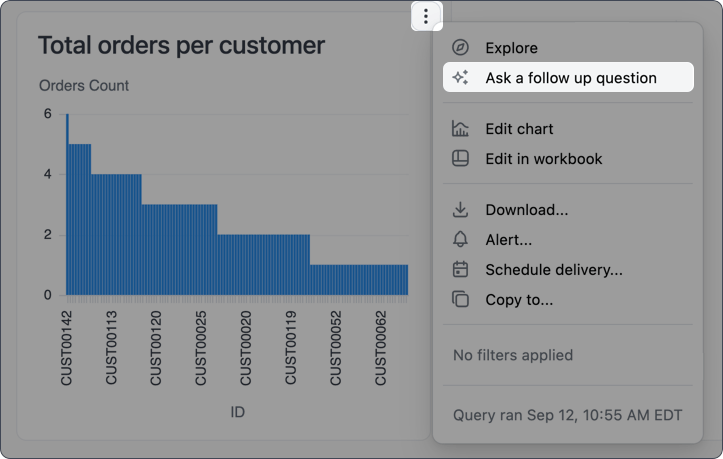 Add a specific chart option in the Dashboard Agent